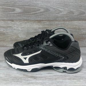 Mizuno Womens Wave Lightning Z5 430263 Black Sneaker Athletic Shoes Size US 9